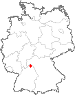 Karte Neubrunn bei Würzburg